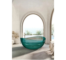 Ванна из полиэфирной смолы 150х150 см Abber Kristall AT9705Aquamarin