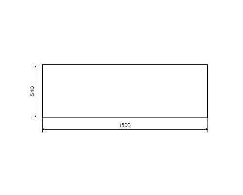 Купить Панель фронтальная 150 см Damixa Willow WILL-150-070W-P в магазине сантехники Santeh-Crystal.ru