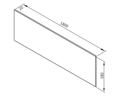 Купить Панель фронтальная 180 см Berges 051004 в магазине сантехники Santeh-Crystal.ru