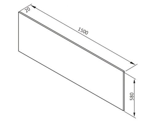Купить Панель фронтальная 150 см Berges 051001 в магазине сантехники Santeh-Crystal.ru