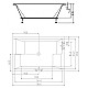 Заказать Акриловая ванна 180х120 см Alpen Dupla 13611 в магазине сантехники Santeh-Crystal.ru