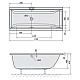 Заказать Акриловая ванна 170х70 см Alpen Cleo 74611 в магазине сантехники Santeh-Crystal.ru