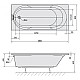 Купить Акриловая ванна 180х80 см Alpen Satina 30111 в магазине сантехники Santeh-Crystal.ru
