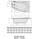 Заказать Акриловая ванна 170х100 см L Alpen Naos A08111 в магазине сантехники Santeh-Crystal.ru