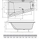 Заказать Акриловая ванна 180х120 см L Alpen Triangl 19611 в магазине сантехники Santeh-Crystal.ru