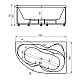 Приобрести Акриловая ванна 170х105 см правая Aquatek Вега VEG170-0000006 в магазине сантехники Santeh-Crystal.ru