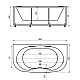 Купить Акриловая ванна 180х95 см Aquatek Мелисса MEL180-0000006 в магазине сантехники Santeh-Crystal.ru
