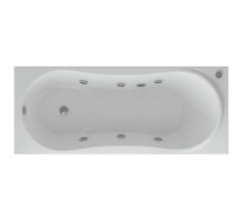 Акриловая гидромассажная ванна 170х70 см пневматическое управление премиум форсунки Aquatek Афродита-170