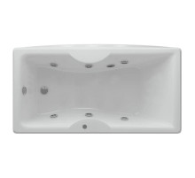 Акриловая гидромассажная ванна 150х75 см пневматическое управление стандартные форсунки Aquatek Феникс-150