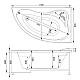 Приобрести Акриловая ванна 149x89,5 см правая Aquanet Atlanta 00205327 в магазине сантехники Santeh-Crystal.ru