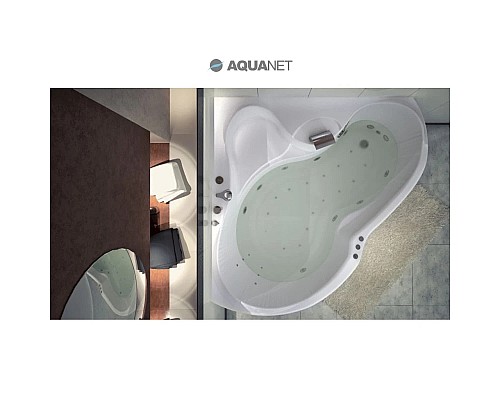 Купить Акриловая ванна 165x165 см Aquanet Bellona 00205471 в магазине сантехники Santeh-Crystal.ru