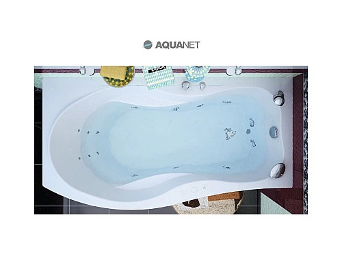 Приобрести Акриловая ванна Aquanet Borneo 170x90 L 00205286 в магазине сантехники Santeh-Crystal.ru