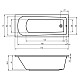 Заказать Акриловая ванна 170х70 см Riho Orion BC0100500000000 в магазине сантехники Santeh-Crystal.ru