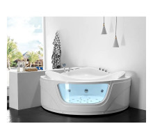 Акриловая гидромассажная ванна 165х165 см Gemy G9247 K
