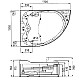Приобрести Акриловая гидромассажная ванна 170х133 см L Gemy G9086 B L в магазине сантехники Santeh-Crystal.ru