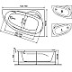 Приобрести Акриловая ванна 150х95 см R Relisan Zoya GL000001463 в магазине сантехники Santeh-Crystal.ru