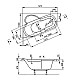 Купить Акриловая ванна 147х100 см R Vagnerplast Selena VPBA141SEL3PE-04 в магазине сантехники Santeh-Crystal.ru