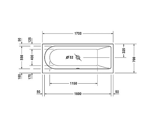 Santeh-Crystal.ru: Акриловая ванна 170х70 см R Duravit Darling New 700241000000000 Купить Акриловая ванна 170х70 см R Duravit Darling New 700241000000000 в магазине сантехники Santeh-Crystal.ru
