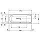 Купить Акриловая ванна 170х70 см R Duravit Darling New 700241000000000 в магазине сантехники Santeh-Crystal.ru