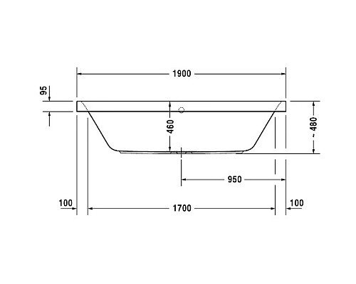 Приобрести Акриловая ванна 190х90 см Duravit Happy D.2 700315000000000 в магазине сантехники Santeh-Crystal.ru