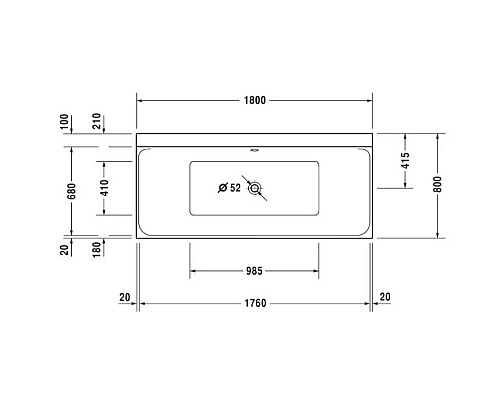 Заказать Акриловая ванна 180х80 см Duravit P3 Comforts 700377000000000 в магазине сантехники Santeh-Crystal.ru