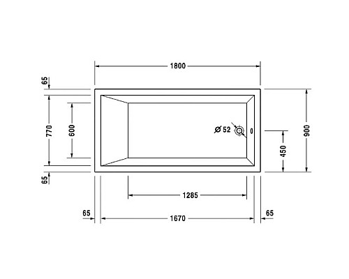 Заказать Акриловая ванна 180х90 см Duravit Starck 700050000000000 в магазине сантехники Santeh-Crystal.ru