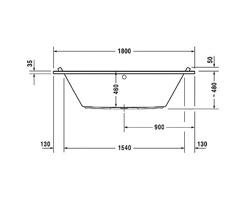 Купить Акриловая ванна 180х80 см Duravit Starck 700338000000000 в магазине сантехники Santeh-Crystal.ru