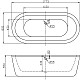 Приобрести Акриловая ванна 177,5х80,5 см BelBagno BB12-1775 в магазине сантехники Santeh-Crystal.ru