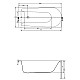 Заказать Акриловая ванна 150х70 см Cersanit Flavia WP-FLAVIAx150 в магазине сантехники Santeh-Crystal.ru