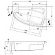 Заказать Акриловая ванна 160х95 см R Cersanit Joanna WA-JOANNAx160-R в магазине сантехники Santeh-Crystal.ru