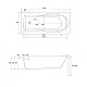 Купить Акриловая ванна 160х70 см Cersanit Santana WP-SANTANAx160 в магазине сантехники Santeh-Crystal.ru