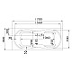 Купить Акриловая ванна 170х80 см 1Marka Dinamika 01ди1780 в магазине сантехники Santeh-Crystal.ru