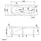 Приобрести Акриловая ванна 150х70 см 1Marka Medea 01ме1570 в магазине сантехники Santeh-Crystal.ru
