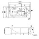 Приобрести Акриловая ванна 180х90 см 1Marka Taormina 01та1890 в магазине сантехники Santeh-Crystal.ru
