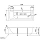 Купить Акриловая ванна 130х70 см Marka One Modern 01мод1370 в магазине сантехники Santeh-Crystal.ru