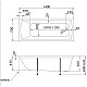 Купить Акриловая ванна 140х70 см Marka One Modern 01мод1470 в магазине сантехники Santeh-Crystal.ru