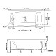 Заказать Акриловая ванна 173х75 см Marka One Pragmatika 01пр17375 в магазине сантехники Santeh-Crystal.ru