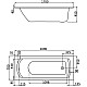 Приобрести Акриловая ванна 170х70 см Santek Монако 1.WH11.1.979 в магазине сантехники Santeh-Crystal.ru