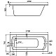 Приобрести Акриловая ванна 170х75 см Santek Монако XL 1.WH11.1.980 в магазине сантехники Santeh-Crystal.ru