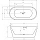 Заказать Акриловая ванна 150х75 см Abber AB9320-1.5 в магазине сантехники Santeh-Crystal.ru