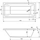 Заказать Акриловая ванна 170х70 см Cezares Plane solo PLANE SOLO-170-70-45-W37 в магазине сантехники Santeh-Crystal.ru