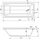 Заказать Акриловая ванна 180х80 см Cezares Plane solo PLANE SOLO-180-80-49-W37 в магазине сантехники Santeh-Crystal.ru