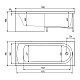 Приобрести Акриловая ванна 170х70 см Timo Mika MIKA1770 в магазине сантехники Santeh-Crystal.ru