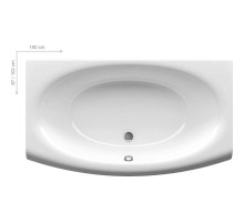 Акриловая ванна Evolution 180x102 Ravak C101000000