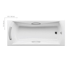 Акриловая ванна Sonata PU Plus 170x75 Ravak C9010P0000