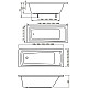 Купить Акриловая ванна 170x75 см Ravak Domino Plus 70508043 в магазине сантехники Santeh-Crystal.ru