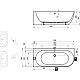 Заказать Акриловая ванна 170x80 см R Ravak Freedom Corner XC00100040 в магазине сантехники Santeh-Crystal.ru