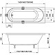 Заказать Акриловая ванна 160x70 см Ravak Sonata II C634R00000 в магазине сантехники Santeh-Crystal.ru