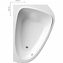 Акриловая асимметричная ванна LoveStory II PU Plus P белая Ravak C781000000 Акриловая асимметричная ванна LoveStory II PU Plus P белая Ravak C781000000