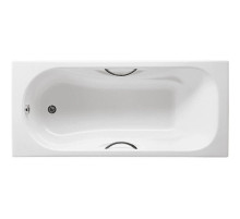 Чугунная ванна 160х70 см с противоскользящим покрытием Roca Malibu 2334G0000